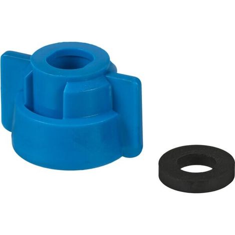 Tuerca de boquilla tipo bayoneta SW11 color azul'con junta 25 uds. Geoline GEOLINE 8253007P025