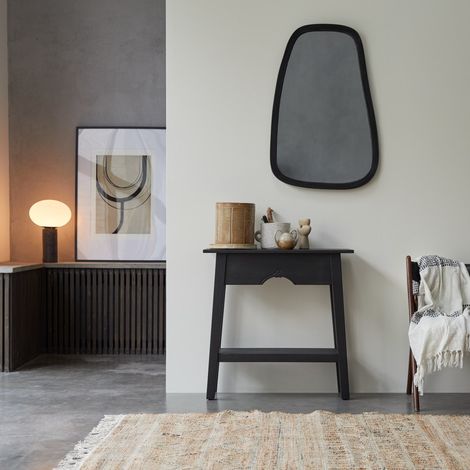 Console en pin massif 80 Thaki black (1/5)