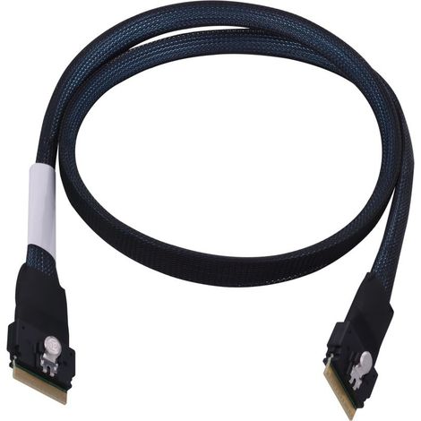 Microchip ACK-I-SLIMSASX8-SLIMSASX8 Cavo di Connessione da 0,8 m Nero