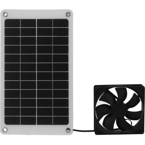 Wasserdichter 10W 12V Solarventilator mit Schutzart IP67 für Hühnerställe oder Tierunterkünfte. (1/5)