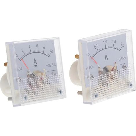 ampèremètres analogiques à panneau CC 91C4 0-2 A