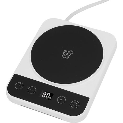 Tapis chauffant pour levain avec minuterie 12 h, température réglable, pour la fermentation et la cuisson du levain en cuisine, blanc, prise européenne 220-240 V (1/5)