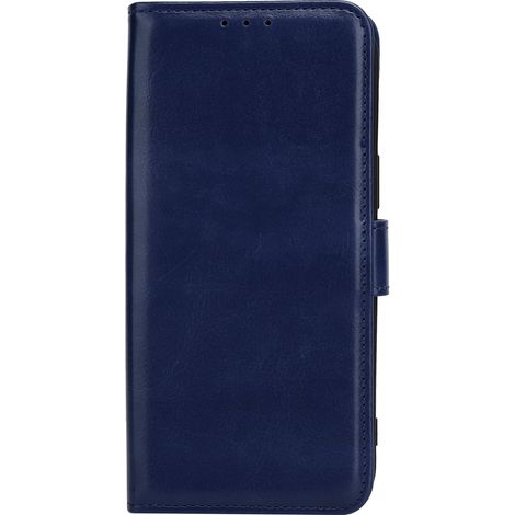 Étui Cuir Protection Intégrale Antichoc pour iPhone 12 Pro Max avec Fente Carte - Bleu (1/5)