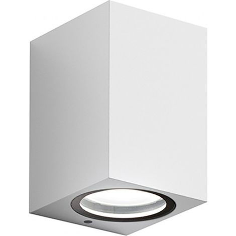 Applique gea led shin m ges910 gu10 led ip44 lampada parete monoemissione moderno esterno