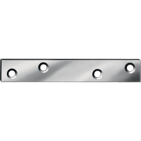 Piastra di giunzione L.100mm P.15mm S.2mm STA zincato blu VORMANN (Per 100)