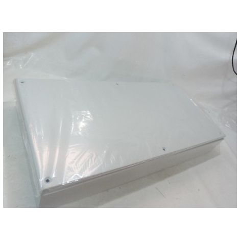 Boite acier 400x800x120mm grise avec couvercle plein étanche IP66 SPACIAL SBM SCHNEIDER NSYSBM408012 (1/4)