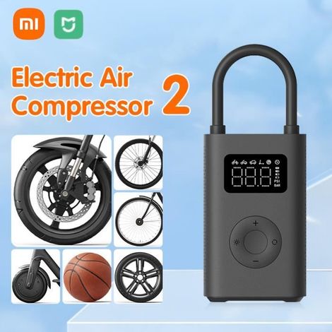 Pompe à air 2 - Xiaomi-Compresseur d\'air portable pour voiture, Gonfleur électrique numérique, Pompe à air po-Ywey (1/5)
