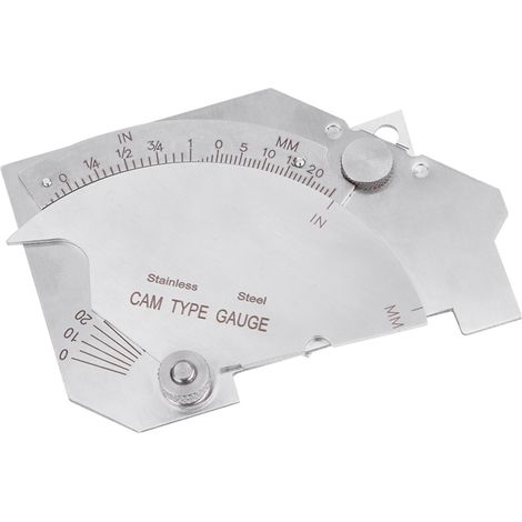 MG-8 Bridge Cam Welding Gauge Welded Surfaces Joint Undercut Fillet Leg Throat Gage