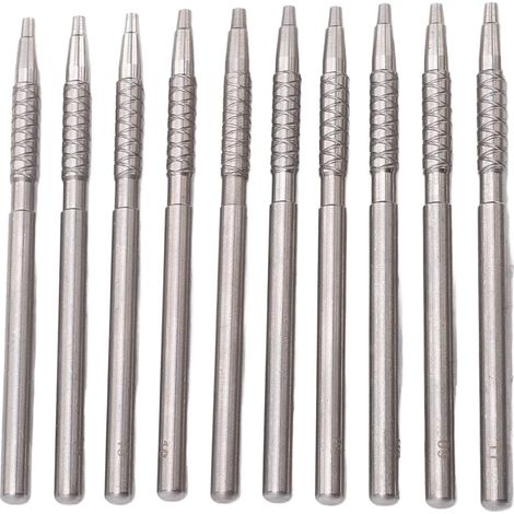 Watch Hand Presser, Stainless Steel Tool for Adjusting Watch Hands with 10 Sizes from 0 to 1.4 mm for Professional Repairers (1/5)