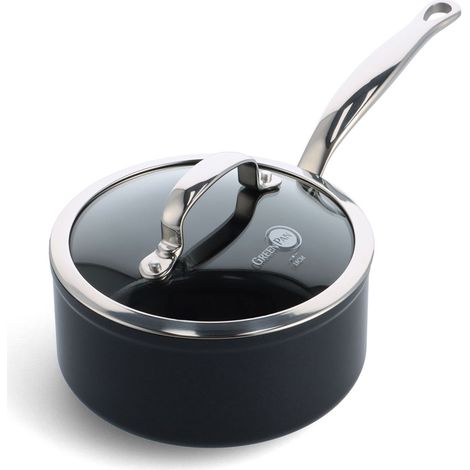 Greenpan - Casserole Barcelona pro 18 cm avec couvercle