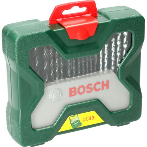 Maletín X-Line de 33 piezas puntas brocas y llaves de vaso BOSCH 2607019325
