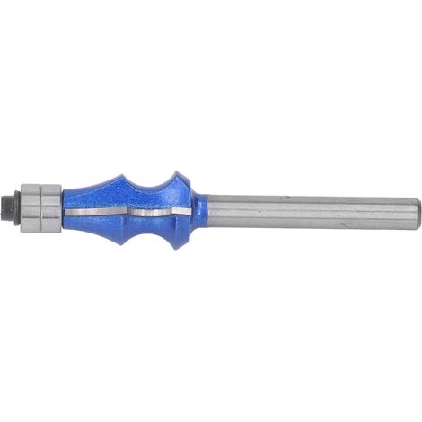 Fraise à défoncer R4, queue 1/4in, carbure tungstène, double roulement, coupe nette, résiste à la chaleur, outil de menuiserie bois, alliage robuste. (1/5)
