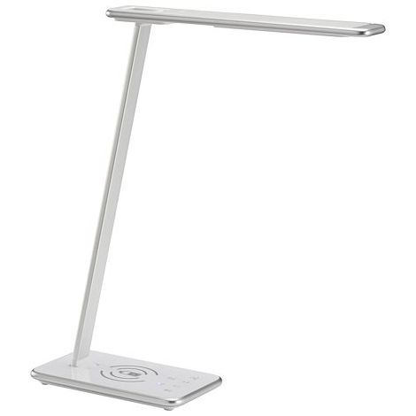 Lampe de bureau Led intégrée Bari - Aluminor - 13,7 W - Chargeur Qi (1/5)