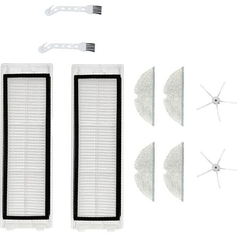 Per 1S per S5Max T7Pro T6 Accessori Robot Aspirapolvere Kit di ricambio per spazzola in tessuto e filtro Spazzola bianca piccola (1/2)