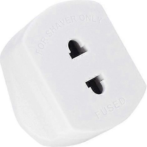 Adaptateur pour rasoir, brosse à dents et épilateur - Salle de bain - Royaume-Uni - Prise 2 broches 3 2025 (1/4)