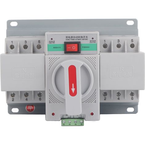 1pc 380V 63A 3P Mini Intelligent Dual Power Automatic Transfer Switch Circuit Breaker