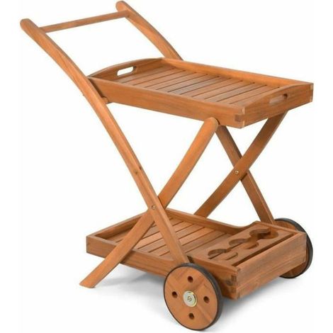 Fieldmann FDZN 4050-T Gartenwagen aus natürlichem Holz