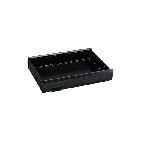 Tiroir de bureau - Décor : Noir - Dimensions extérieures (L x l) : 370 x 514 mm - Dimensions intérieures (L x l) : 327 x 490 mm - Largeur d'encastrement : 392 mm - HETTICH (1/2)