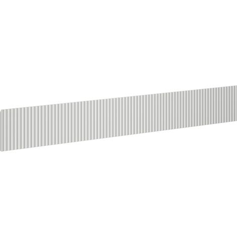 Mexen Rivel façade rainurée pour meuble de salle de bain 140 x 20 cm, gris mat - 91A20-1400-235-1-62 (1/2)