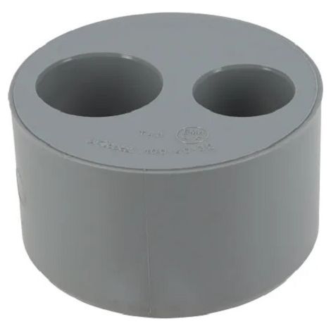TAMPON DE RÉDUCTION DOUBLE MÂLE-FEMELLE DIAMÈTRE 125/40/40MM - NICOLL - X44