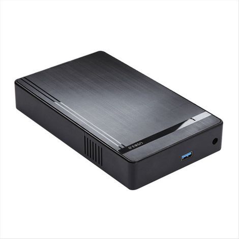 Il s'agit d'un boîtier pour disque dur SATA 3,5 pouces vers USB 3.0, compatible avec les SSD 2,5/3,5 pouces et les adaptateurs externes pour ordinateurs portables. Il est équipé d'une prise standard e (1/3)