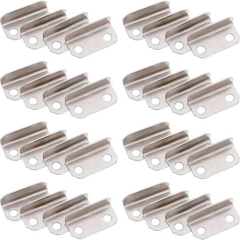 100 plaques de verrouillage en forme L pour armoires acier laminé (1/5)