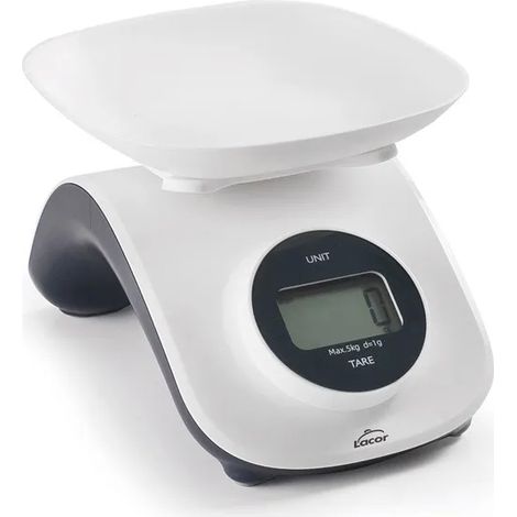 Bilancia da cucina digitale lacor eco capacità 5 kg precisione 1 g