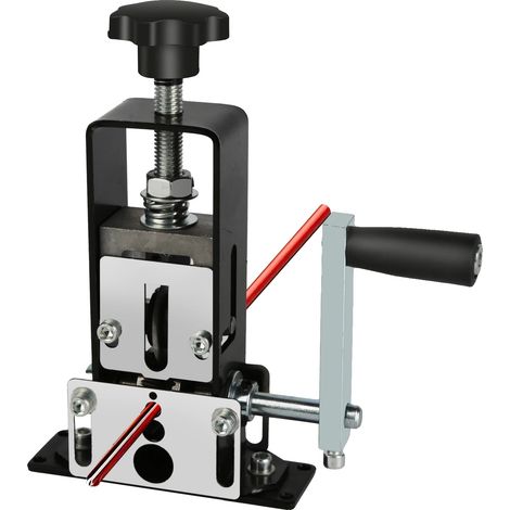 Herramienta pelacables, funcionamiento manual y con taladro, ligera y portátil, negra. (1/2)