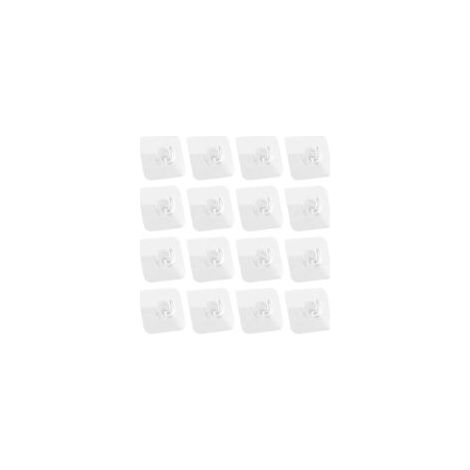 Lntyq Klebehaken, 40er-Packung, Saugnapf-Wandhaken, transparente Wandhaken, Nagelhaken, Saugnapfhaken, selbstklebende Wandhaken, Handtuchhaken