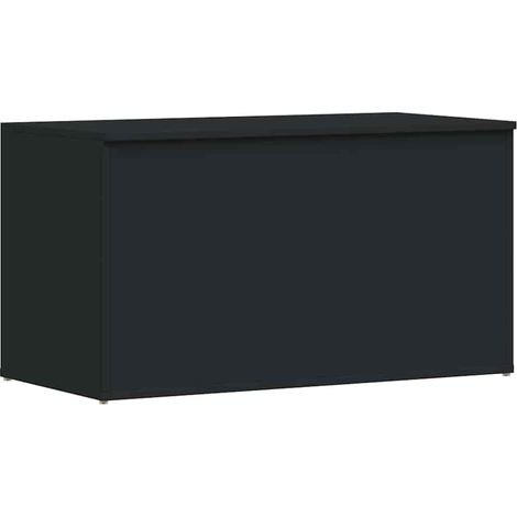 Maison Exclusive - Cassapanca Nera 84x42x46 cm in Legno Ingegnerizzato