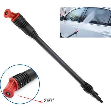 Lanceur haute pression 360° rotatif pour nettoyeur auto, buse universelle compatible Karcher K Series, jet puissant, connecteur standard. (1/4)