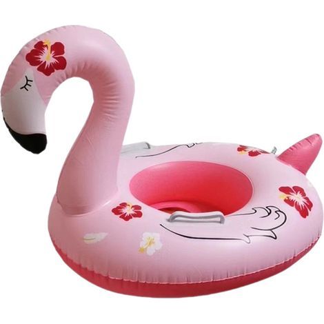 ALLIANDISB Aufblasbarer Babyschwimmring – Niedliche Tiermotive, integrierter Sitz, 0–5 Jahre (1/5)