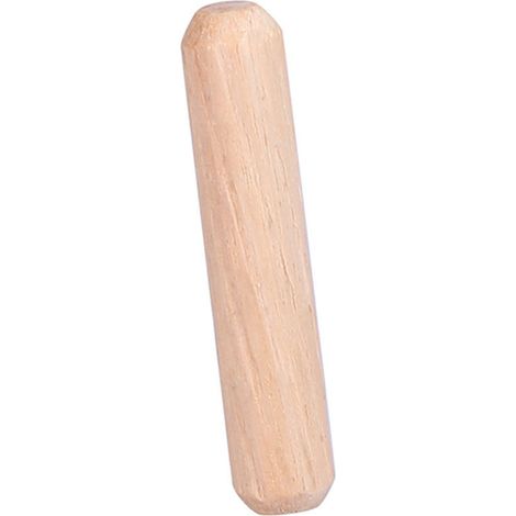 50 pièces chevilles en bois cannelées rondes pour meubles tiroirs bricolage artisanat (M6x40) (1/5)