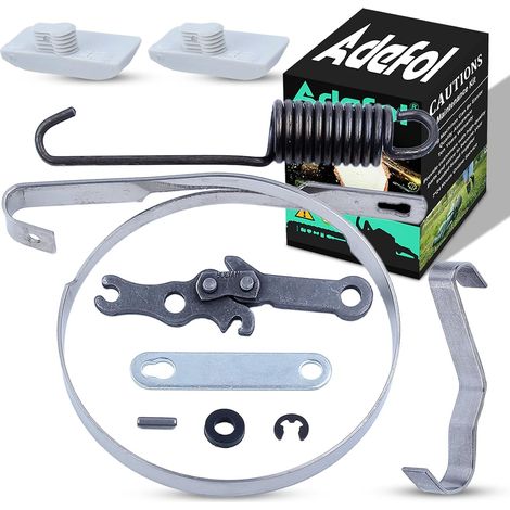 Adefol Chainsaw Brake Band Repair Kit for Stihl MS250 MS230 MS210 025 023 021 with Flat Spring, Chainsaw Guide Bumper Strip Replacement Parts for 1123 162 7800, 1123 648 6600 Accessories (1/5)