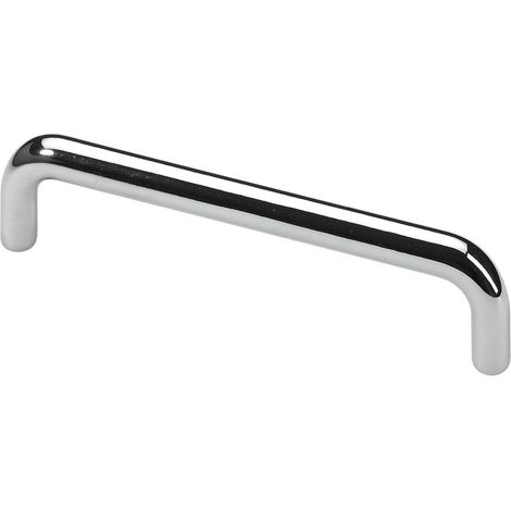 Hettich Möbelgriff Stahl verchromt 10,0 x 138,0 x 30,0 mm - 1 Stück Möbelgriffe