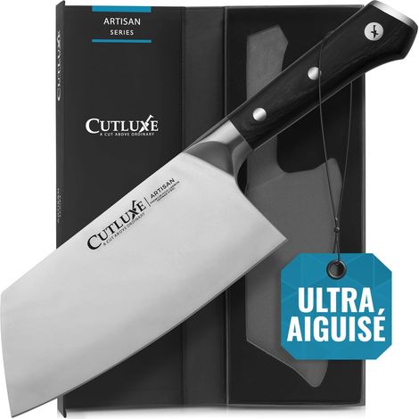 Couperet de Boucher 18cm – Couteau à Viande, Lourd, Soie Pleine (1/5)