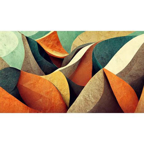 Papier peint panoramique - Design 3D - 130 cm x 74 cm (1/2)