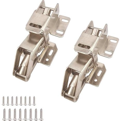 2 Pièces Charnières, 90 Degrés Charnières de Rabat, Charnière à Ressort, Charnière de Soutien pour Caravane Autocaravane, Camping Car (1/5)