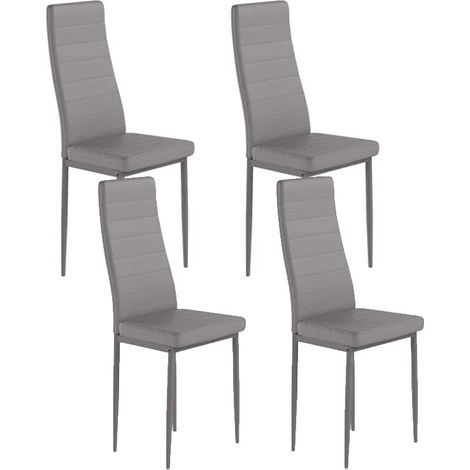 Silla de Comedor en Polipiel/metal (1/5)