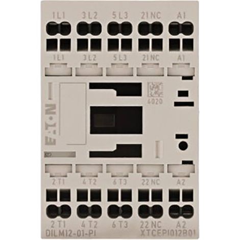 Eaton DILM12-01(230V50HZ,240V60HZ)-PI Contacteur de puissance 3 NO (T) 5.5 kW 12 A 1 pc(s) W064242 (1/3)