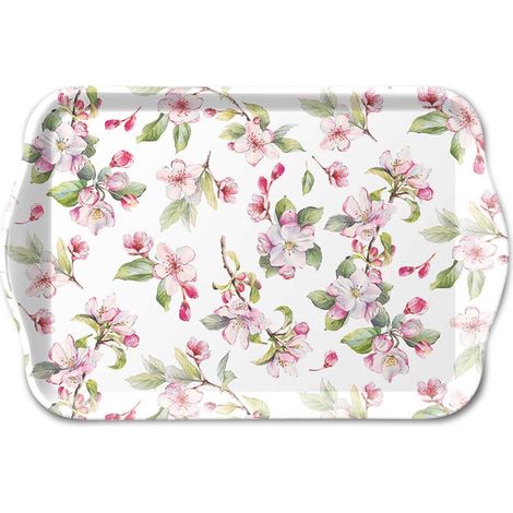 Petit plateau rectangulaire fleurs de cerisier (1/2)