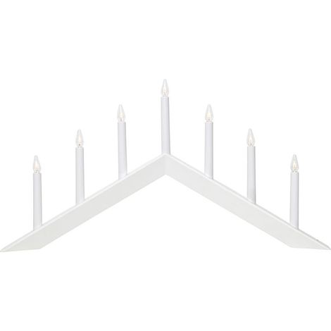 Fensterleuchter "Arrow", 7-flammig, weiß (1/5)