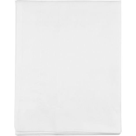 Taie de traversin en 100% coton Blanc 43x135 cm