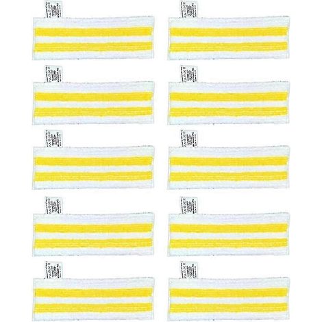 10 lingettes de nettoyage vapeur/serpillères vapeur en microfibre pour aspirateurs sans fil Kärcher Easyfix SC2, SC3, SC4 et SC5, pièces détachées (1/5)