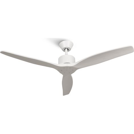 Mellerware - Brizy Bright - Ventilatore da soffitto - Bianco - LED 45W con timer fino a 8 ore (1/4)