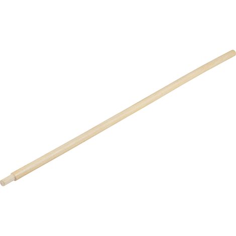 Bâton de style urbain en bois pour balai, balayette, 130 cm, en acier inoxydable (1/4)