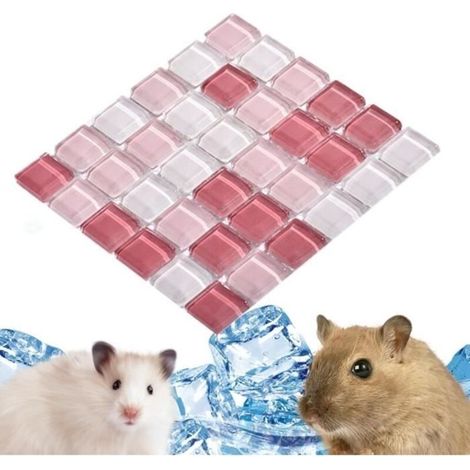 Tapis rafraîchissant pour lapin,pierre de refroidissement pour chinchilla, plaque de refroidissement pour lapin,plaque de (1/4)