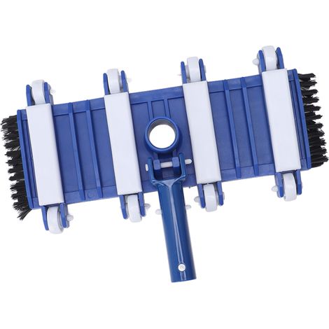 Tête d'aspirateur de piscine de 35,5 cm avec roues et brosses - Accessoires pour le nettoyage de piscine (1/5)