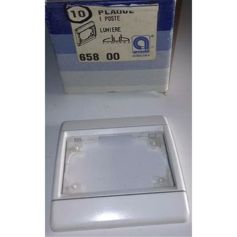 Arnould 65800 Placa para tapacubos de 1 poste - Light Club - Blanco