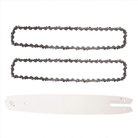 14 pouces tronçonneuse Guide Bar avec 2 pièces Chains pour 017 MS170 (1/5)